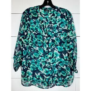 APT 9. 3/4 Sleeve Blouse Women's Size Large